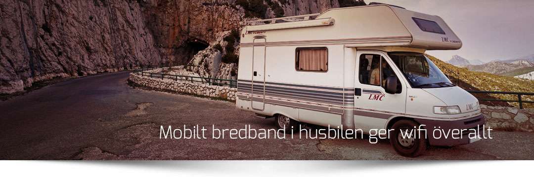 Mobilt bredband med 4G och wifi i husbil